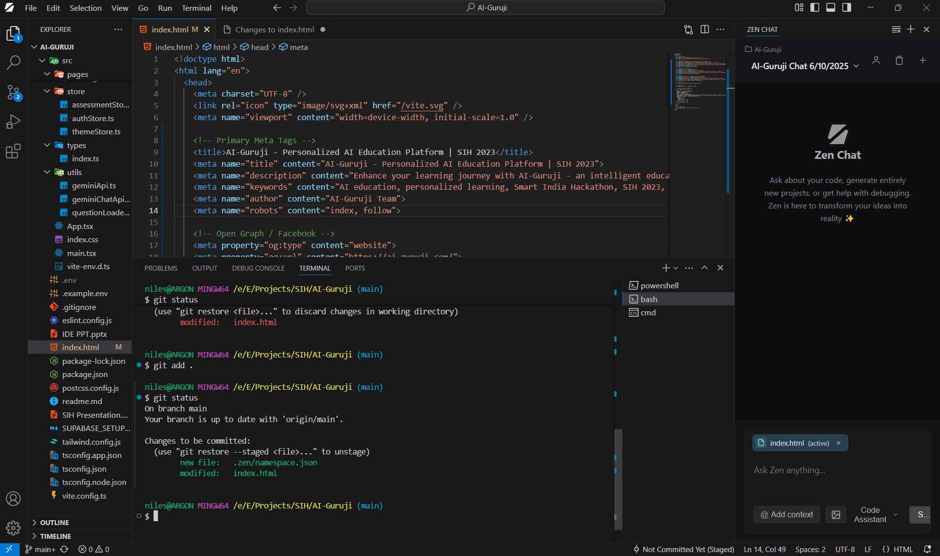 Integrated Terminal and Tooling